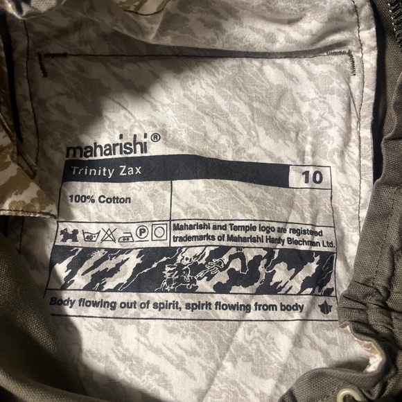 Maharishi Trinity Zax Olive Green Snocord Pants - Picture 7 of 12